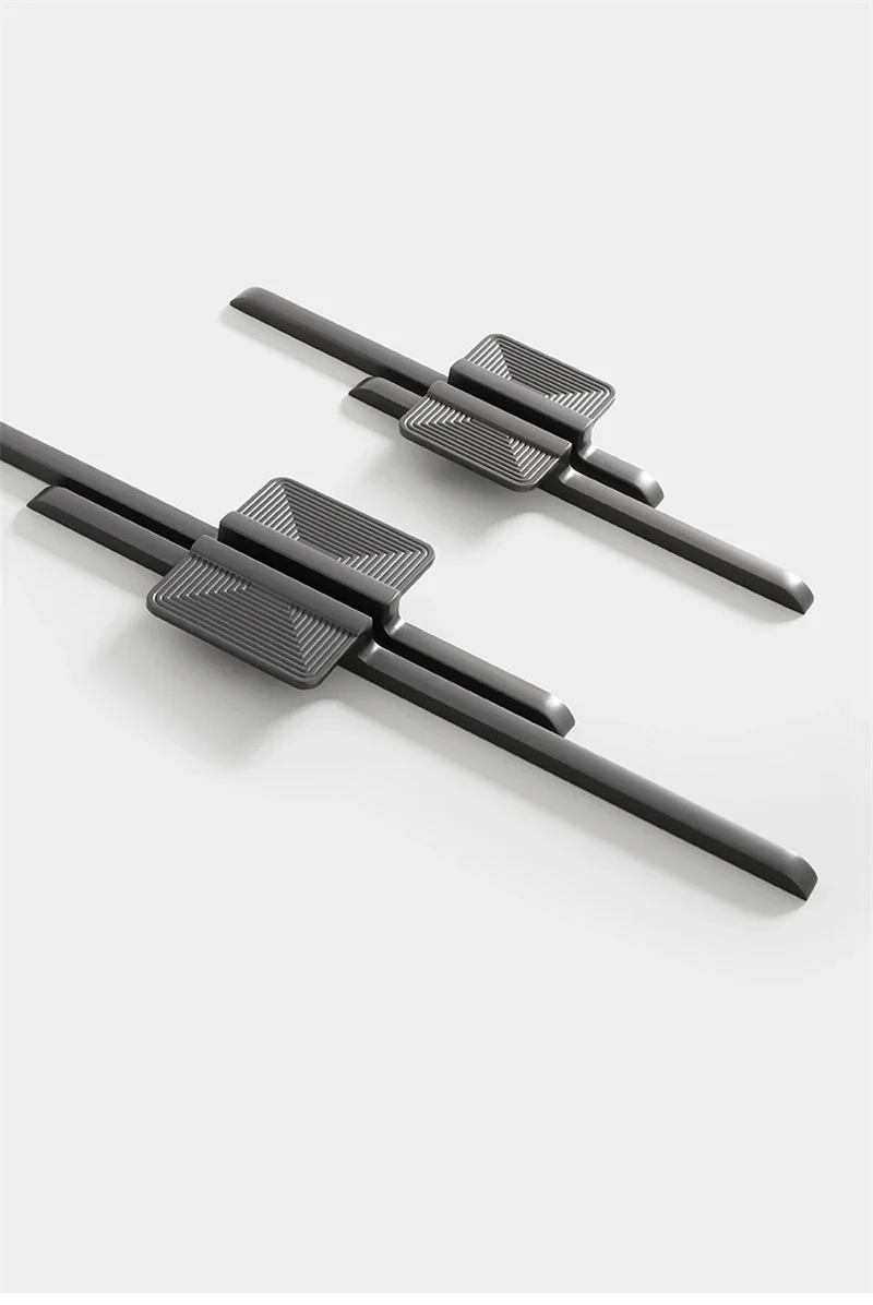 Poignée de Meuble Design Gris Anthracite