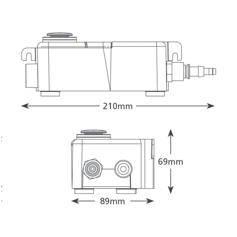 Pompe de relevage A Bac pour condensats ASPEN Mini Tank (submersible)