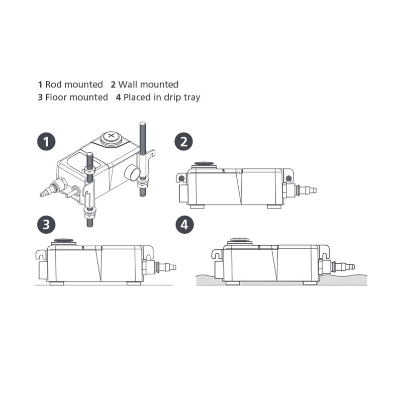 Pompe de relevage A Bac pour condensats ASPEN Mini Tank (submersible)