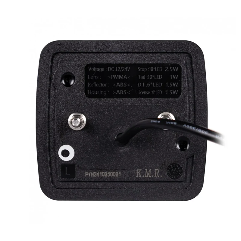 Feux de remorque carrés à LED (lot de 2)