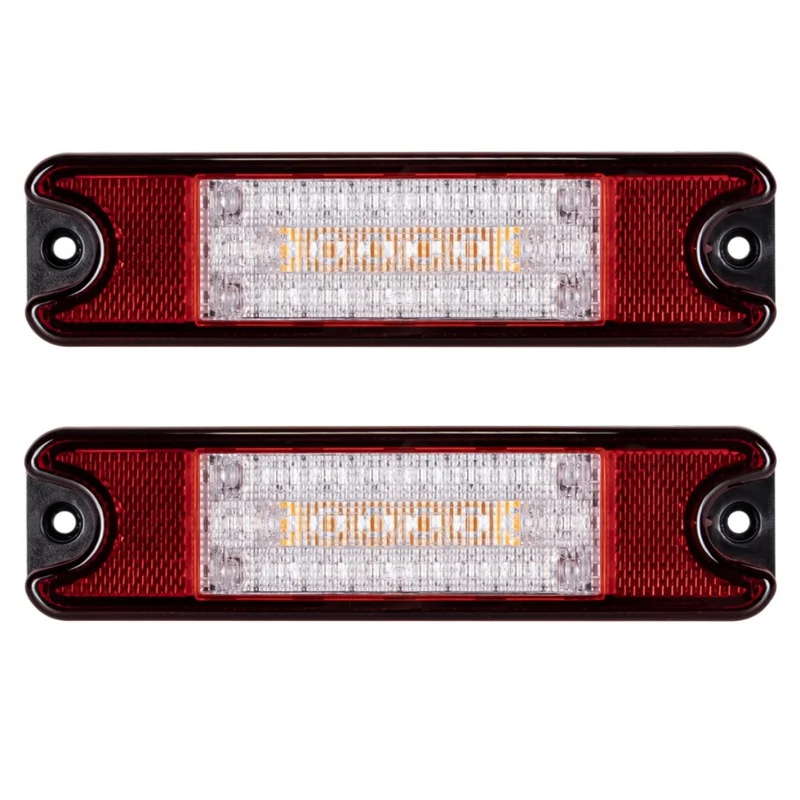 Ensemble de feux de remorque à LED minces / 190 x 50 mm