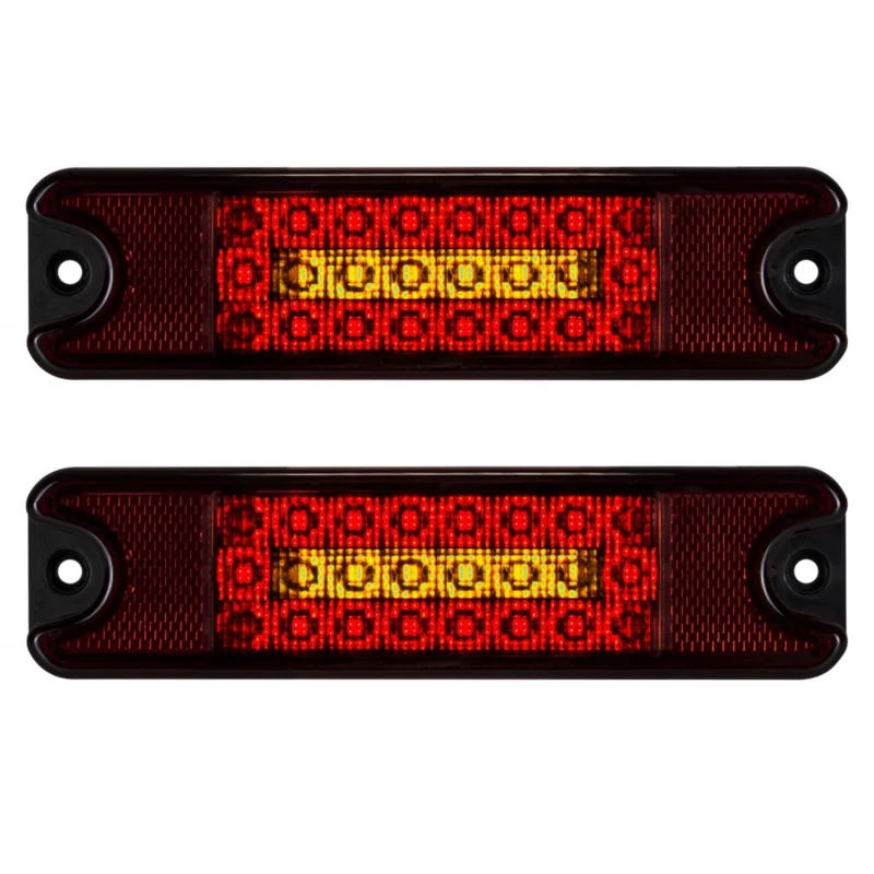 Ensemble de feux de remorque à LED minces / 190 x 50 mm