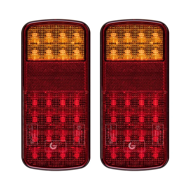 Feux de remorque rectangulaires à DEL / Ensemble de 2