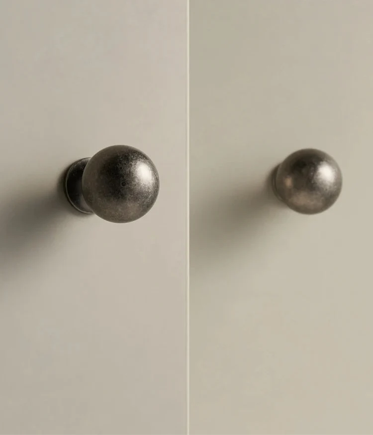 Poignée de Meuble Antique Gris béton