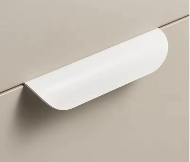 Poignée de Meuble Salle de Bain & Cuisine Blanc