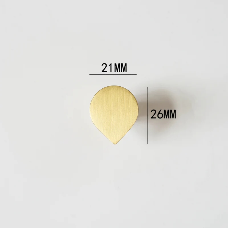Poignée de meuble créative Or brossé