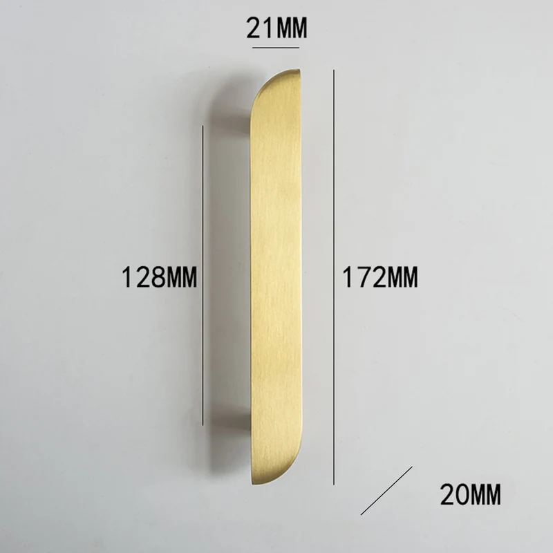 Poignée de meuble créative Or brossé