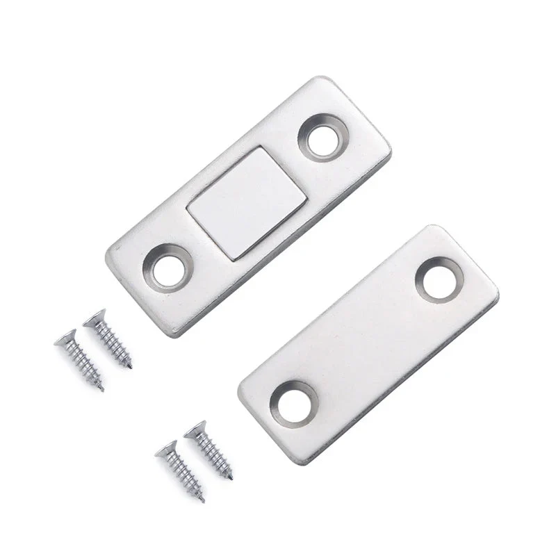 Aimant pour porte battante ou coulissante Gris argent