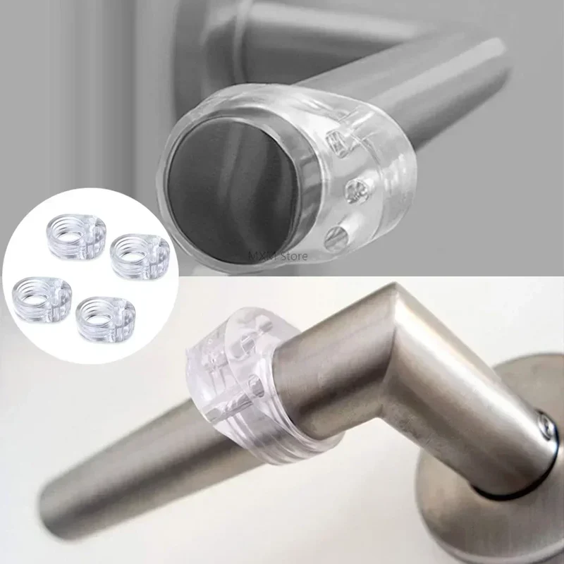 Butée de porte en silicone transparent