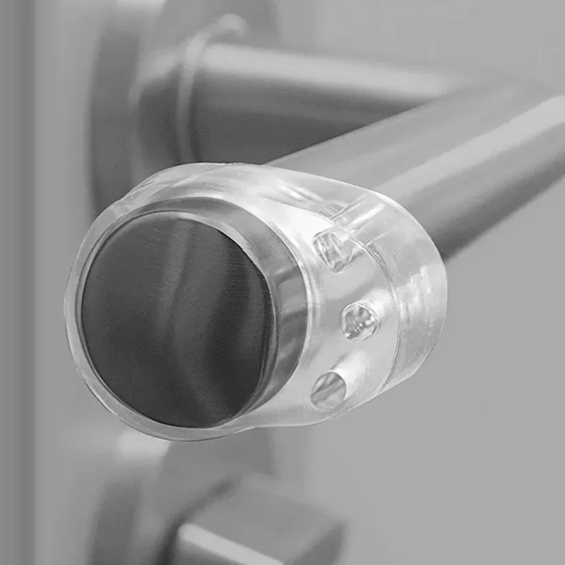 Butée de porte en silicone transparent