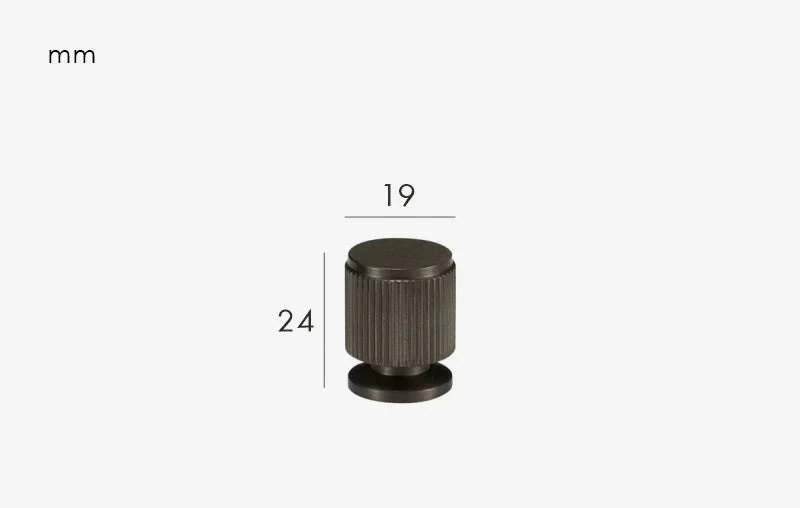 Poignée de meuble Gris Anthracite