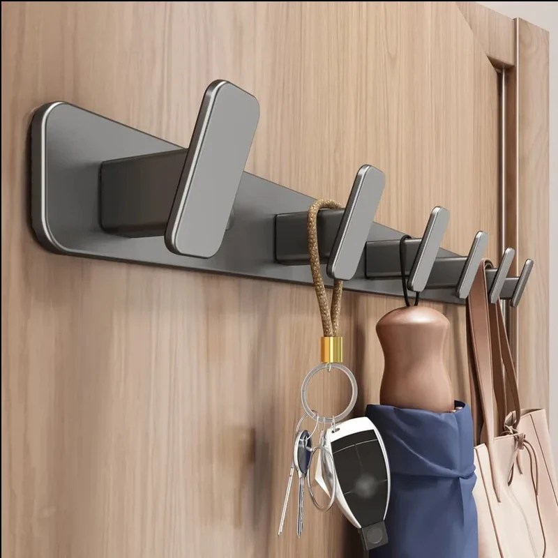 Porte manteau Mural Gris anthracite