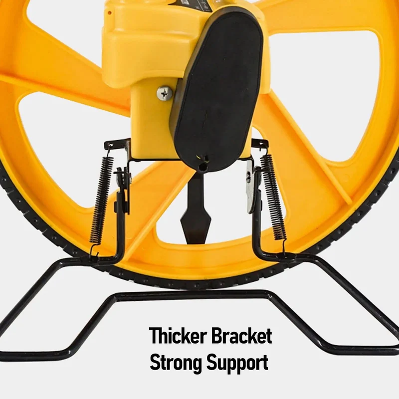 Legit Measuring Wheel With One Key Reset Foldable Distance Counter Up To 9999 Meters Killer Precision For Construction Sites Yards And Landscaping Projects Solid Gearbox And Sweet Rolling Action