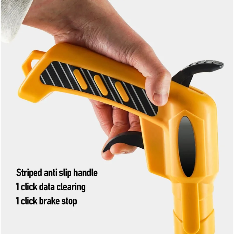 Legit Measuring Wheel With One Key Reset Foldable Distance Counter Up To 9999 Meters Killer Precision For Construction Sites Yards And Landscaping Projects Solid Gearbox And Sweet Rolling Action
