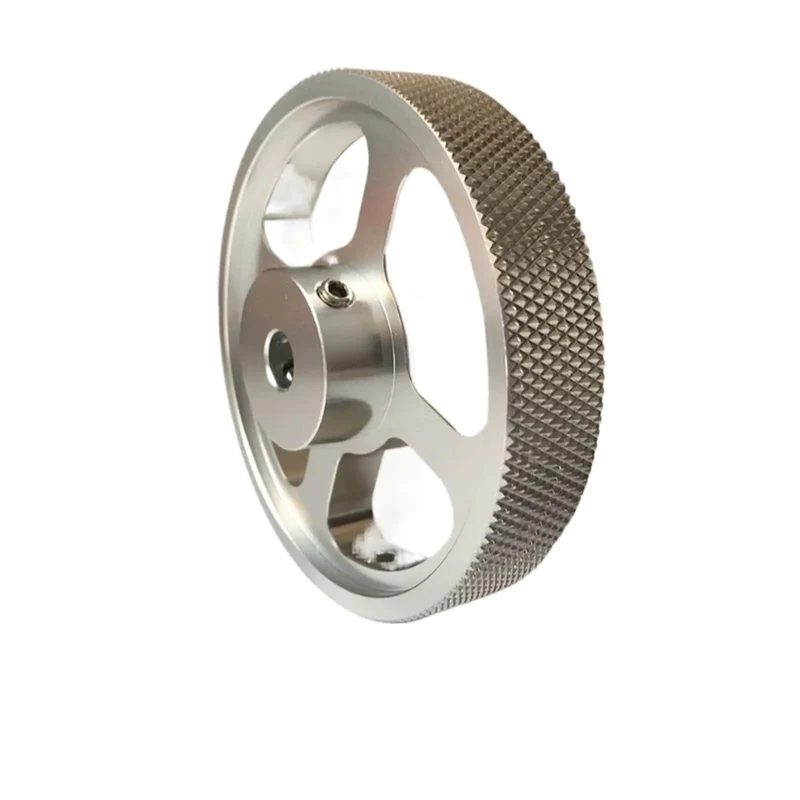Heavy Duty Aluminum Measuring Wheel with Sync Encoder and Crank Handle Offers Hella Smooth Rolling Action and Badass Durability for Pros Who Need Precise Site Layout Tracking on the Fly