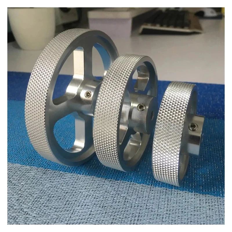 Heavy Duty Aluminum Measuring Wheel with Sync Encoder and Crank Handle Offers Hella Smooth Rolling Action and Badass Durability for Pros Who Need Precise Site Layout Tracking on the Fly