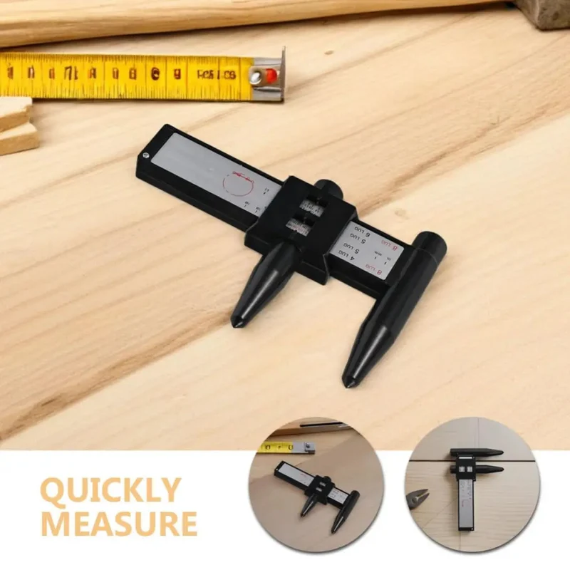 2Pc Wheel Hub Diameter Ruler Abs Measuring Tool With Killer Precision And No Hassle Setup For Automotive Under The Hood Woodworking And Battled Tested Build Construction Projects Featuring Adjustable Angle Plate Gauge For Spot On Wheel Bolt Specs