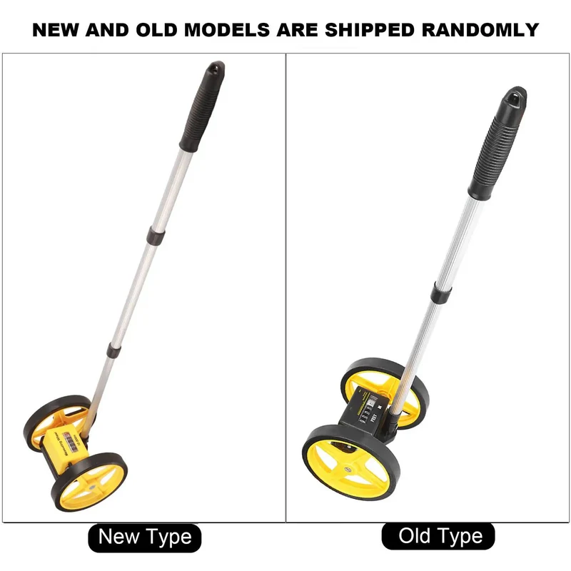 Dual Wheel Distance Measuring Gauge With Gear Driven Movement And Ergonomic Handle For Dead Accurate Tracking Up To 9999m Smooth Operator Design Built Tough For Outdoor Surveying Construction Sites And Professional Landscaping