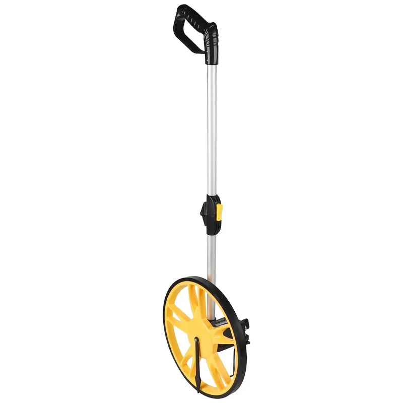 Heavy Duty Folding Distance Measuring Wheel With Straight Up Precision And Thickened Anti Slip Rollers Custom Built For Surveyors Builders And Land Professionals
