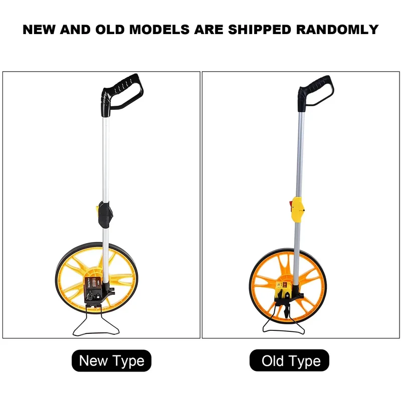 Heavy Duty Folding Distance Measuring Wheel With Straight Up Precision And Thickened Anti Slip Rollers Custom Built For Surveyors Builders And Land Professionals