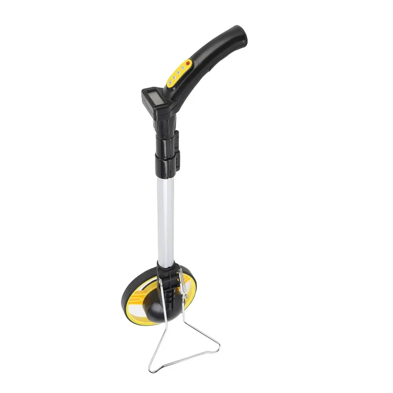 Portable Folding Distance Measuring Wheel With Crisp Digital Readout And Grippy Handle For Swift Lawn And Pavement Mapping Designed Solid For Contractors And Landscapers Demanding Zero Sweat Accuracy All Day Long