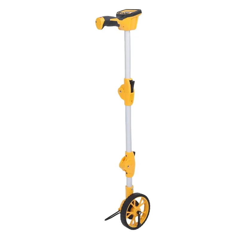 Rock Solid Digital Measuring Wheel With Straight Up Accurate Distance Tracking And Wide Rubber Roll Wheels For Field Work Zero Stress Counting Tool Built Damn Tough