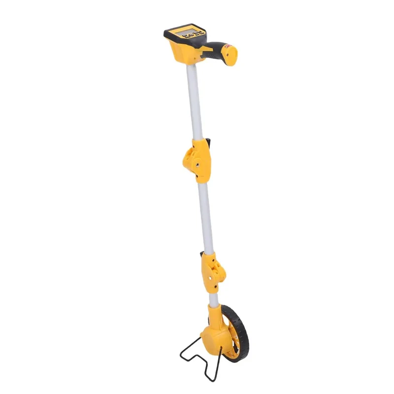 Rock Solid Digital Measuring Wheel With Straight Up Accurate Distance Tracking And Wide Rubber Roll Wheels For Field Work Zero Stress Counting Tool Built Damn Tough