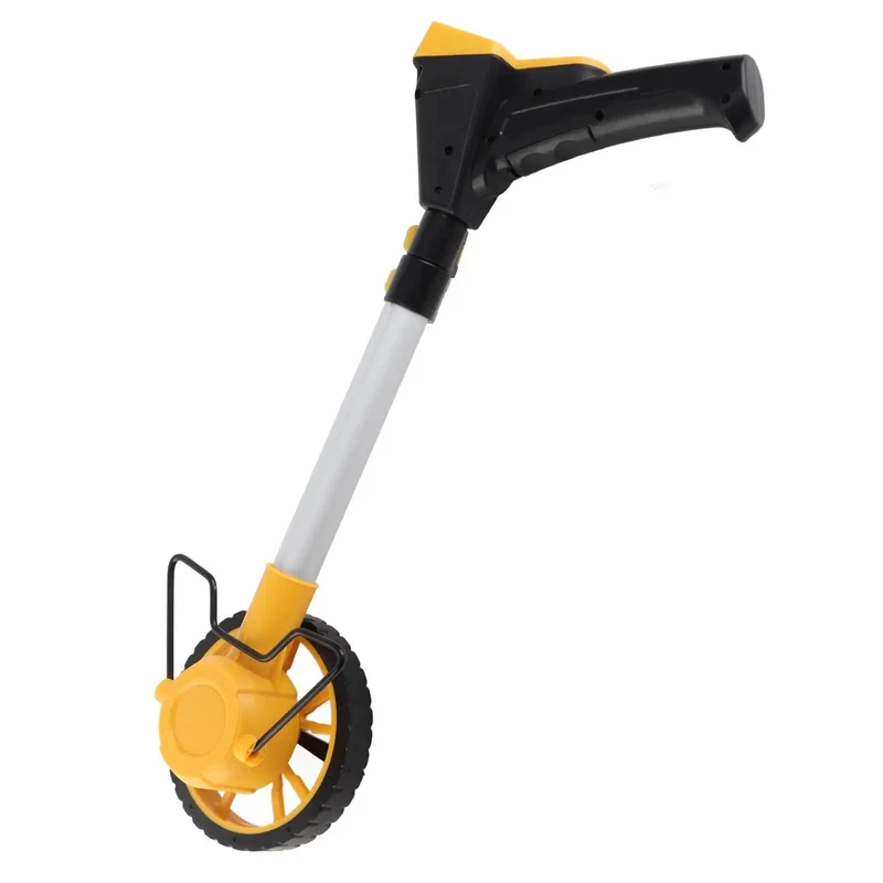 Foldable Digital Distance Measuring Wheel With Large Display Hassle Free Road And Land Surveying Gritty Terrain Gear Crafted For Builders And Farmers To Nail Every Measurement Smooth Operation Guaranteed