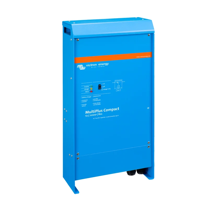 Victron Energy Inverter/Charge MultiPlus Compact 12/2000/80-50 120V VE.Bus | UL 458 | CMP122200102