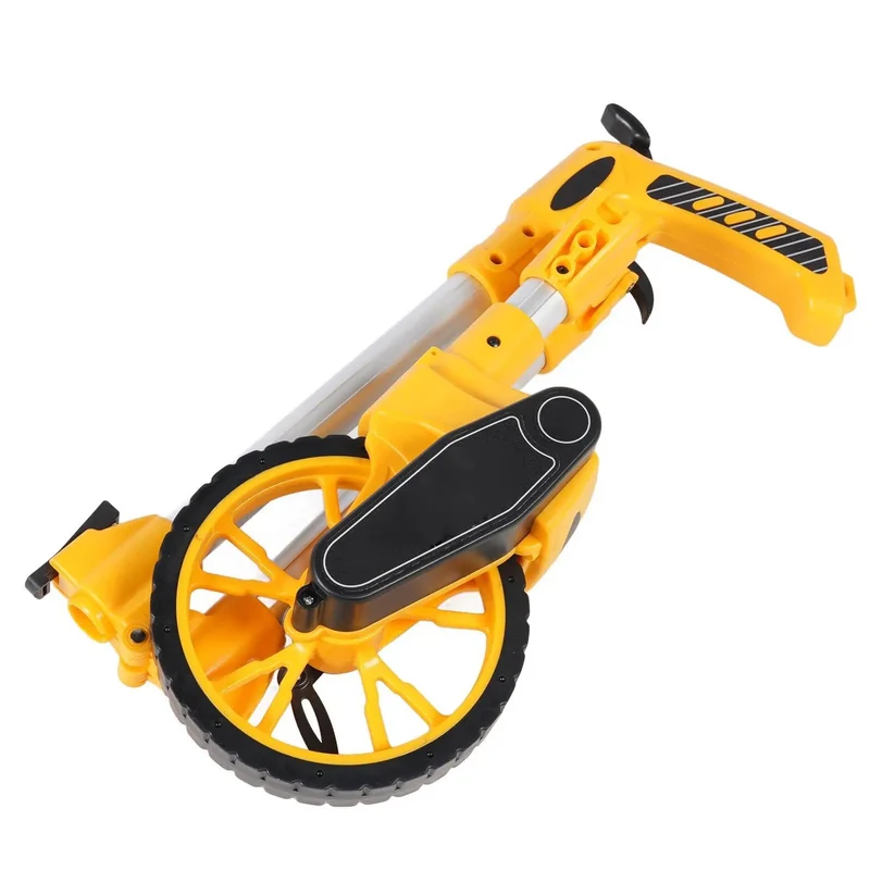 Heavy Duty Folding Measuring Wheel With Rock Solid Build And Smooth Roll Mechanics Covering Up To 9999.9m For Contractors Landscapers And Pro Level DIY Projects On The Go
