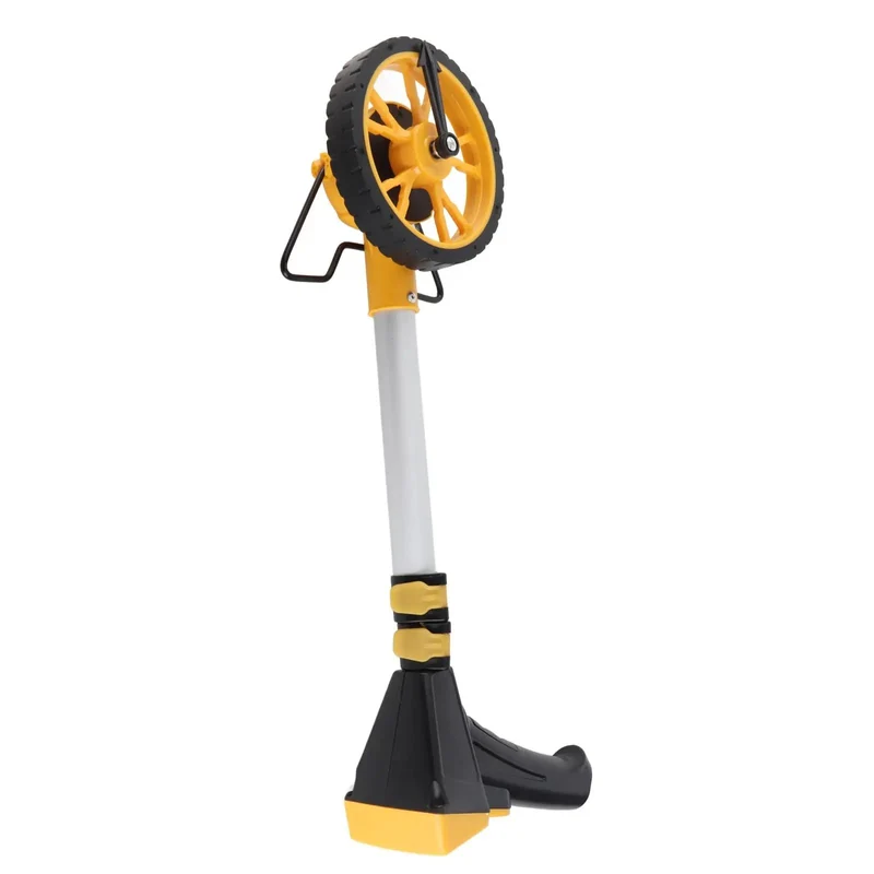 Heavy Duty Foldable Digital Measuring Wheel Built Solid For Nasty Terrain Hella Accurate Surveying Tally Kickass Grip With Beefy Dial Display Made Smooth For Pavement And Highway Runs