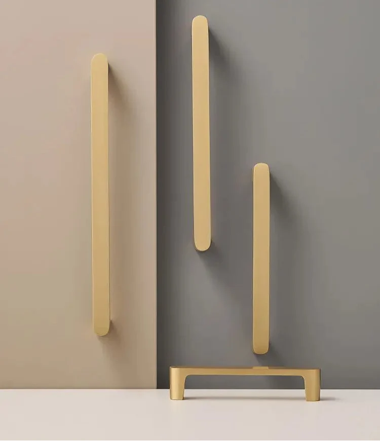 Poignée de Meuble Moderne Laiton Brosse