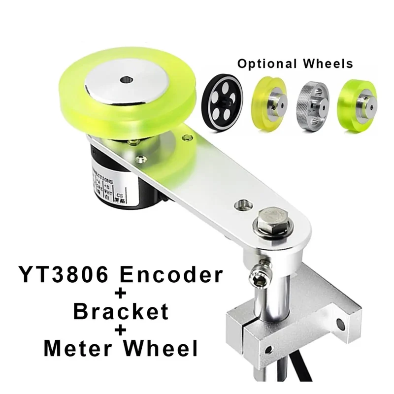 Heavy Duty Fixed Mount Bracket For Measuring Wheels Rock Solid Encoder Holder With Superior Vibration Damping And Universal Fit Built Tough For Garage Projects Without A Sweat