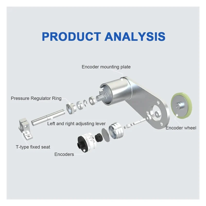 Heavy Duty Fixed Mount Bracket For Measuring Wheels Rock Solid Encoder Holder With Superior Vibration Damping And Universal Fit Built Tough For Garage Projects Without A Sweat