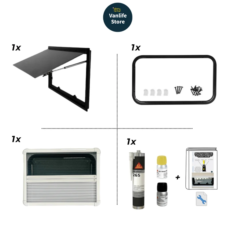 Pack Baie projetable SQUARE + SIKAFLEX