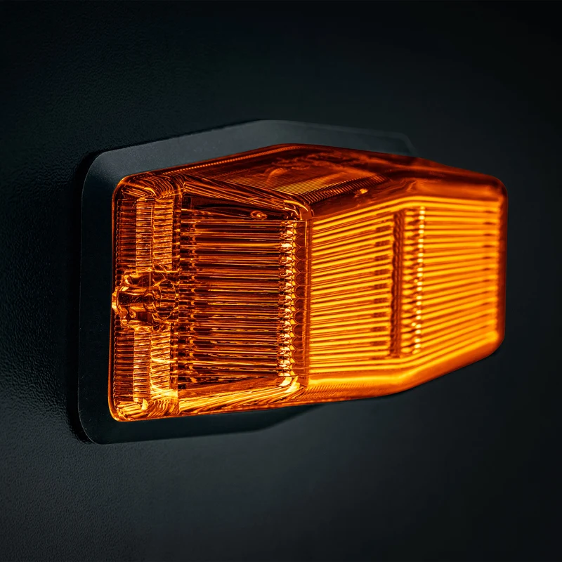 Guirlande lumineuse LED à double brûleur avec stroboscope et lentille ambrée