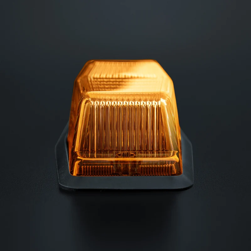 Guirlande lumineuse LED à double brûleur avec stroboscope et lentille ambrée