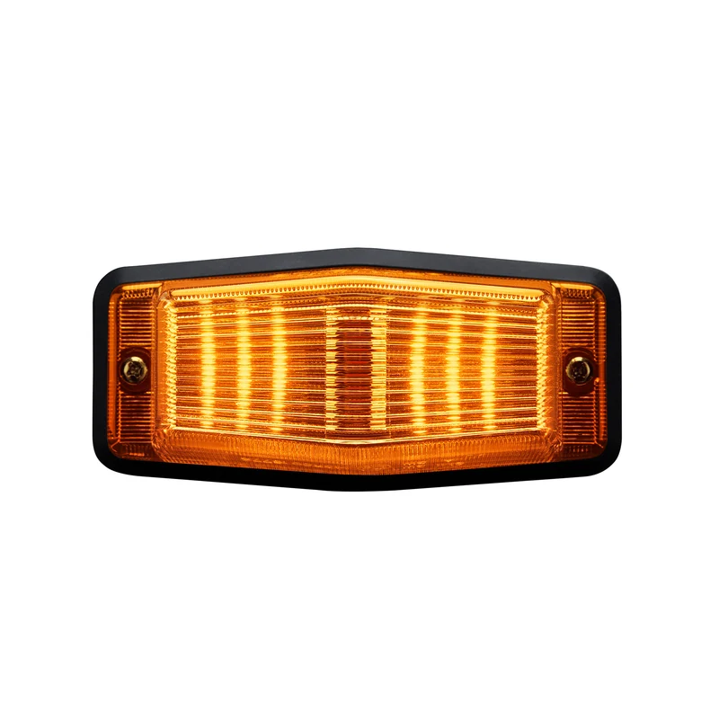 Guirlande lumineuse LED à double brûleur avec stroboscope et lentille ambrée