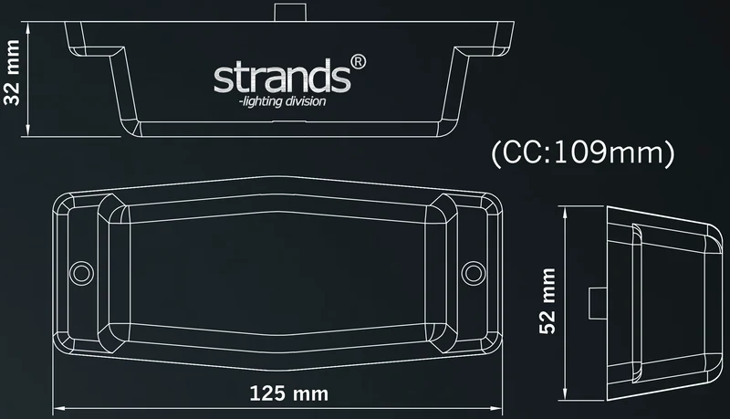 Guirlande lumineuse LED à double brûleur avec stroboscope et lentille ambrée
