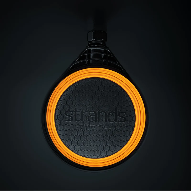 Guirlande lumineuse STRING FOR9T en forme de sucette espagnole / LED ambre, blanche et rouge
