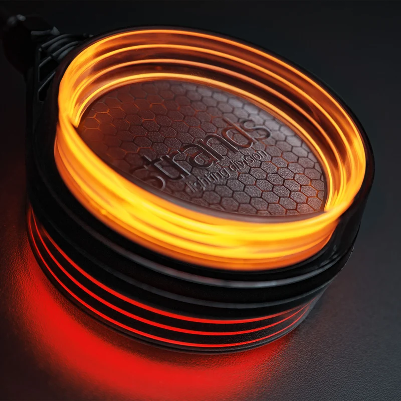 Guirlande lumineuse STRING FOR9T en forme de sucette espagnole / LED ambre, blanche et rouge