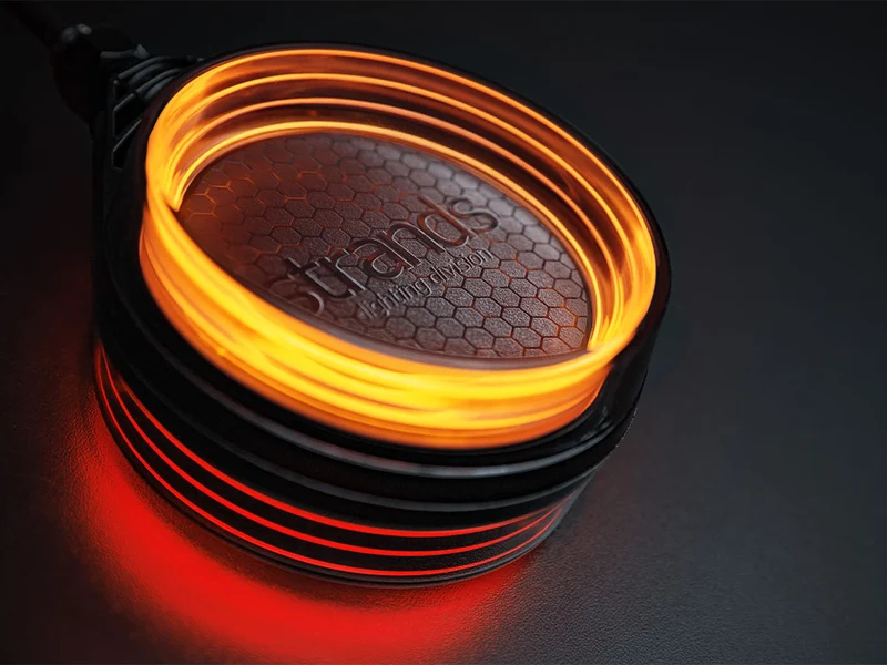 Guirlande lumineuse STRING FOR9T en forme de sucette espagnole / LED ambre, blanche et rouge