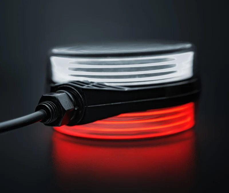 Guirlande lumineuse STRING FOR9T en forme de sucette espagnole / LED ambre, blanche et rouge