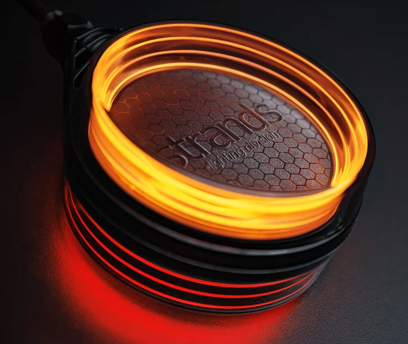 Guirlande lumineuse STRING FOR9T en forme de sucette espagnole / LED ambre, blanche et rouge