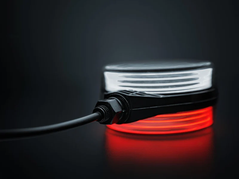 Guirlande lumineuse STRING FOR9T en forme de sucette espagnole / LED ambre, blanche et rouge