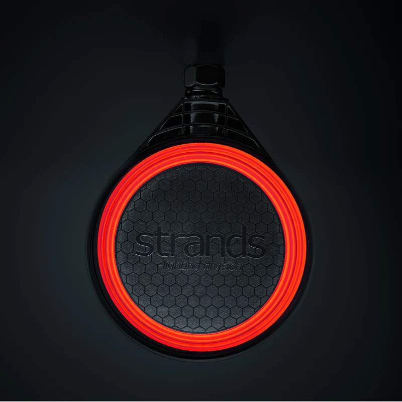 Guirlande lumineuse STRING FOR9T en forme de sucette espagnole / LED ambre, blanche et rouge