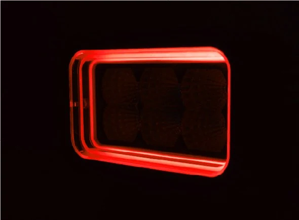 Lampe de travail rectangulaire Boreman Cube à effet tunnel 30 W / bicolore