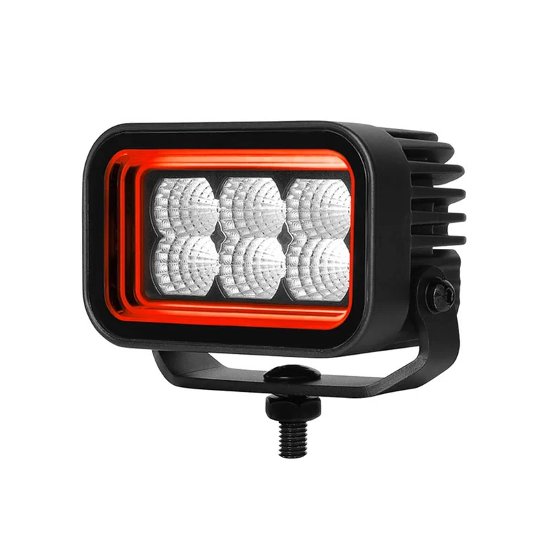 Lampe de travail rectangulaire Boreman Cube à effet tunnel 30 W / bicolore