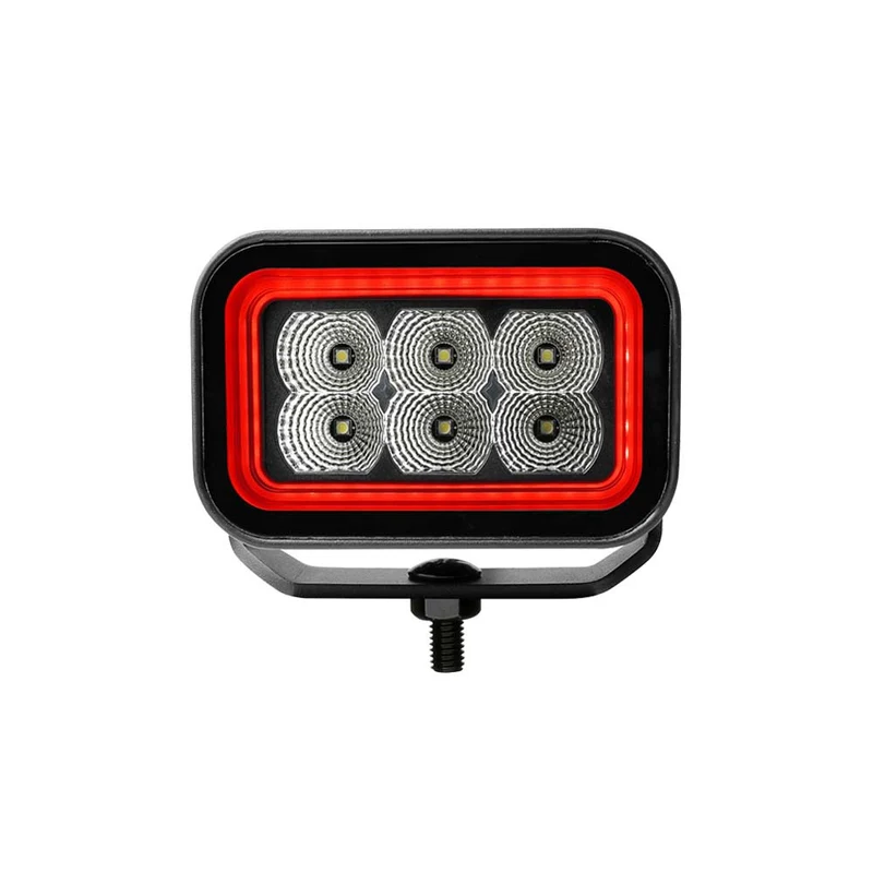 Lampe de travail rectangulaire Boreman Cube à effet tunnel 30 W / bicolore