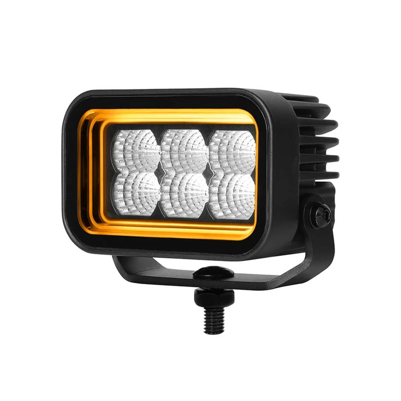 Lampe de travail rectangulaire Boreman Cube à effet tunnel 30 W / bicolore
